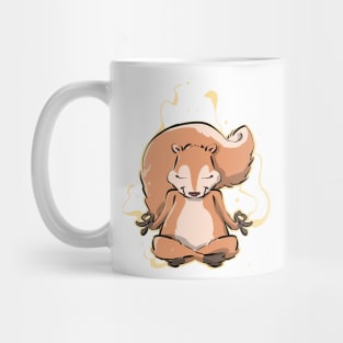 Yoga Spiritual Squirrel Pet Owners Mug